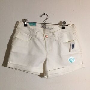Old Navy Women's White Jean Shorts